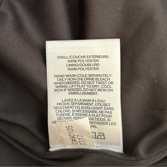 EXPRESS Sequined Geometric Print Long Sleeve Dress - Picture 9 of 15